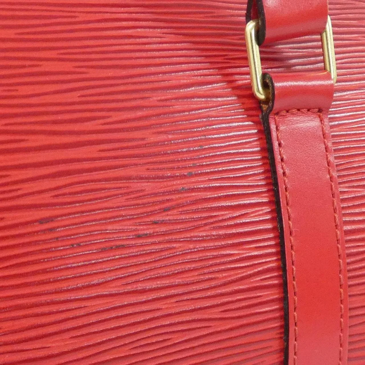 LOUIS VUITTON M5222E Handbag Epi Rouge Epi 中古品A - 縮圖 4