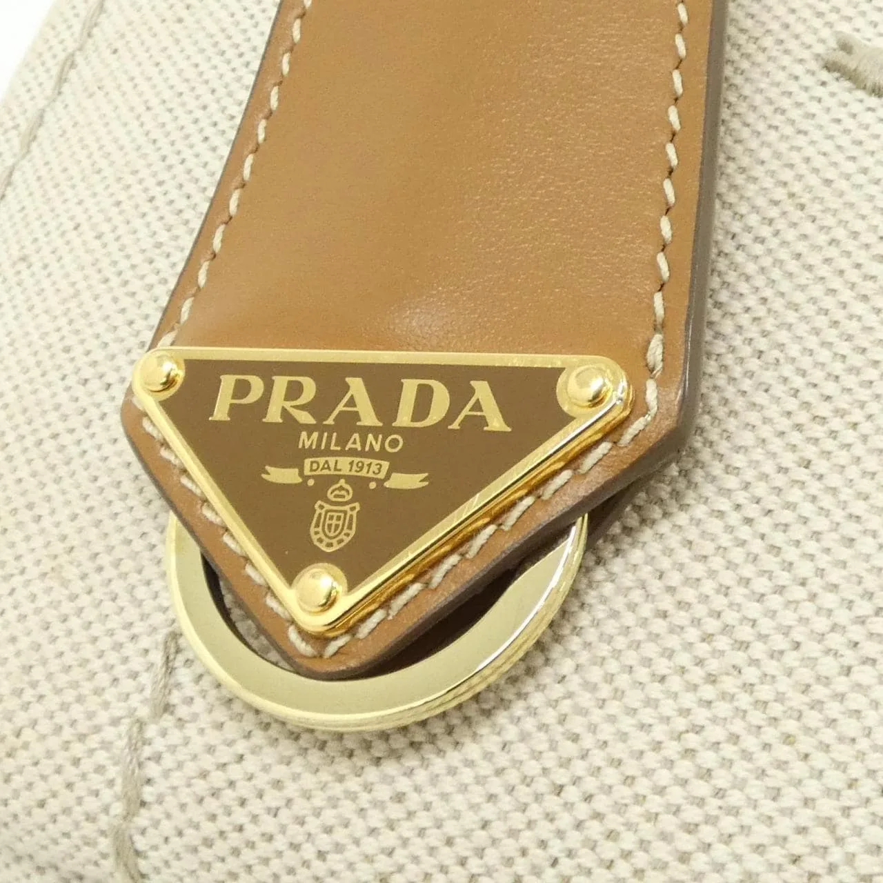 PRADA 1BA038 Handbag 黑色 中古品A - 縮圖 4