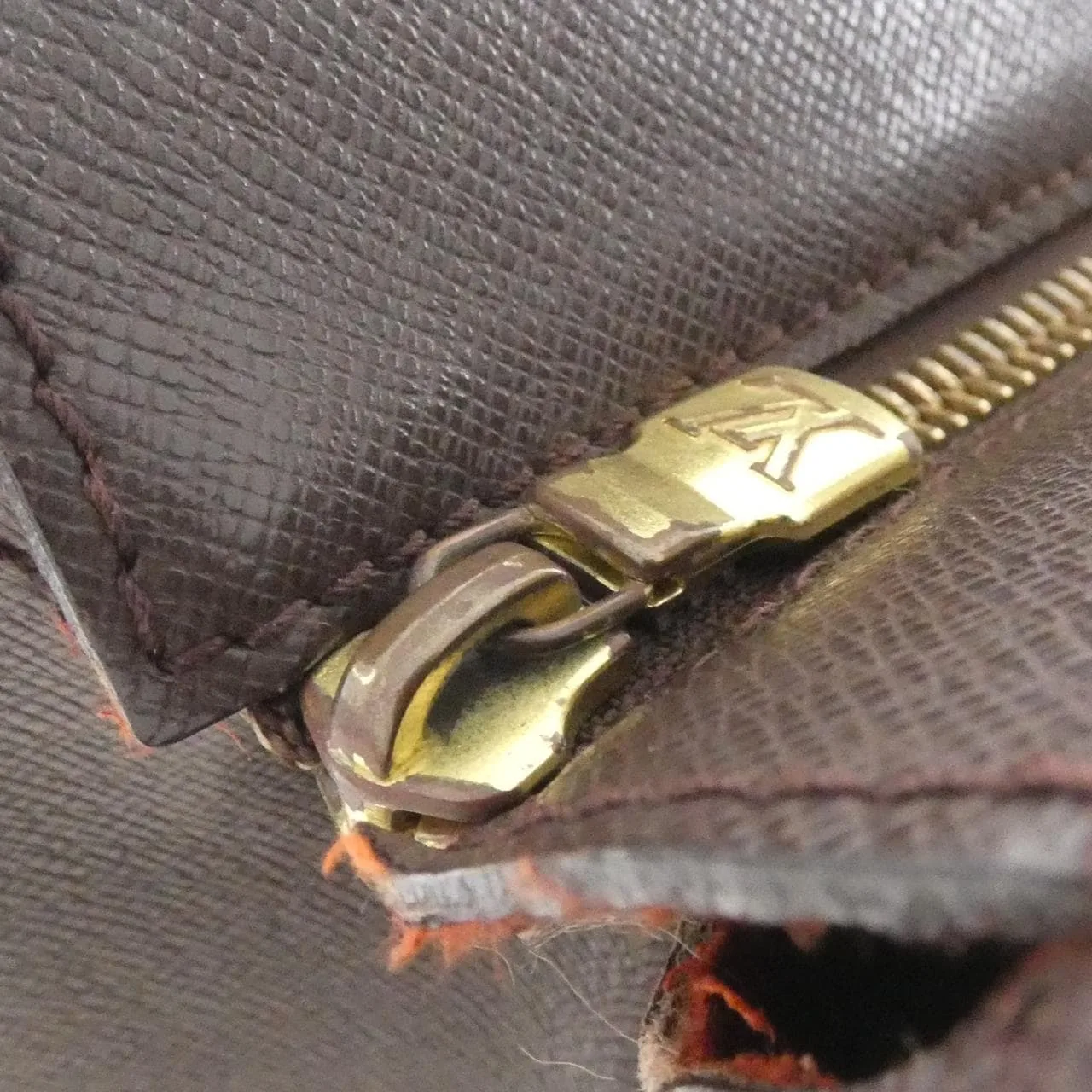 LOUIS VUITTON N51145 Handbag Damier 黑色 Damier 中古品B - 縮圖 3