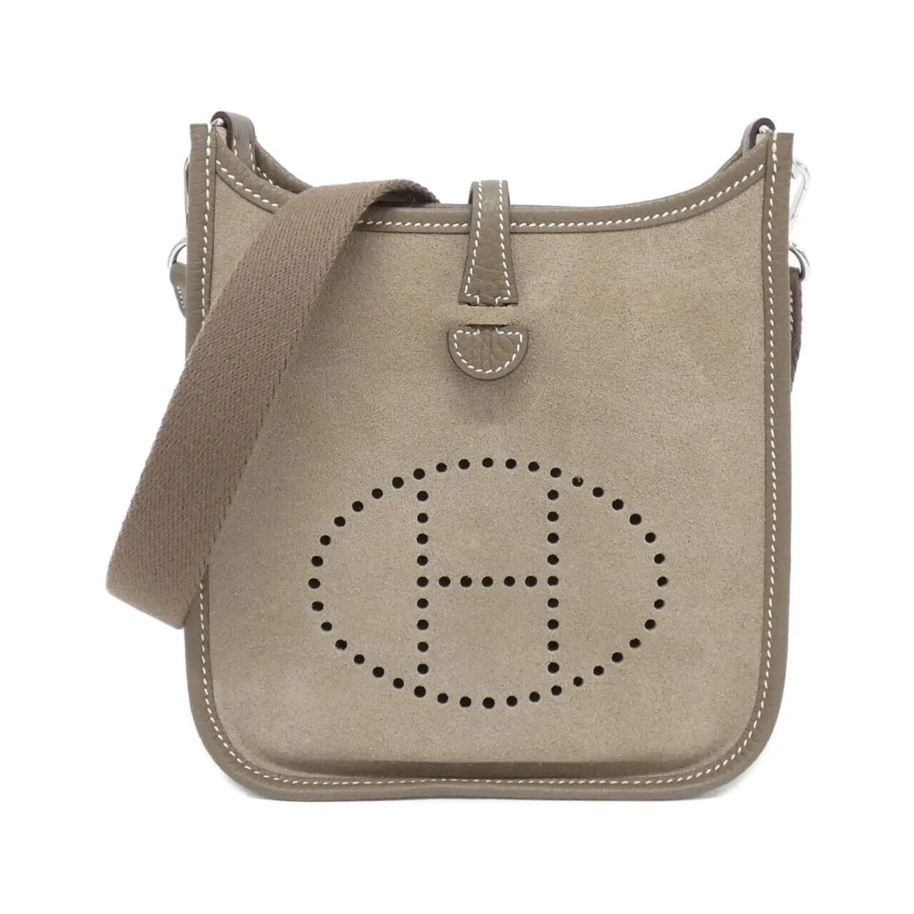 HERMES Evelyne 083276CK Shoulder Clemence Black