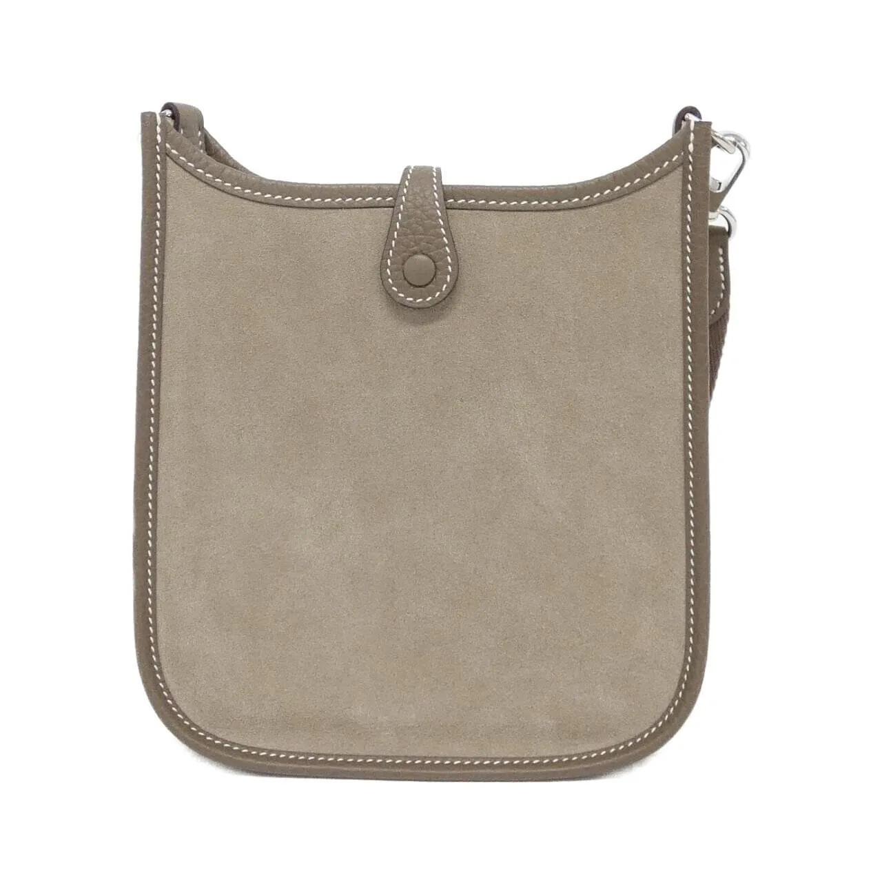 HERMES Evelyne 083276CK Shoulder Clemence Black Clemence Leather Rank A - Thumbnail 2