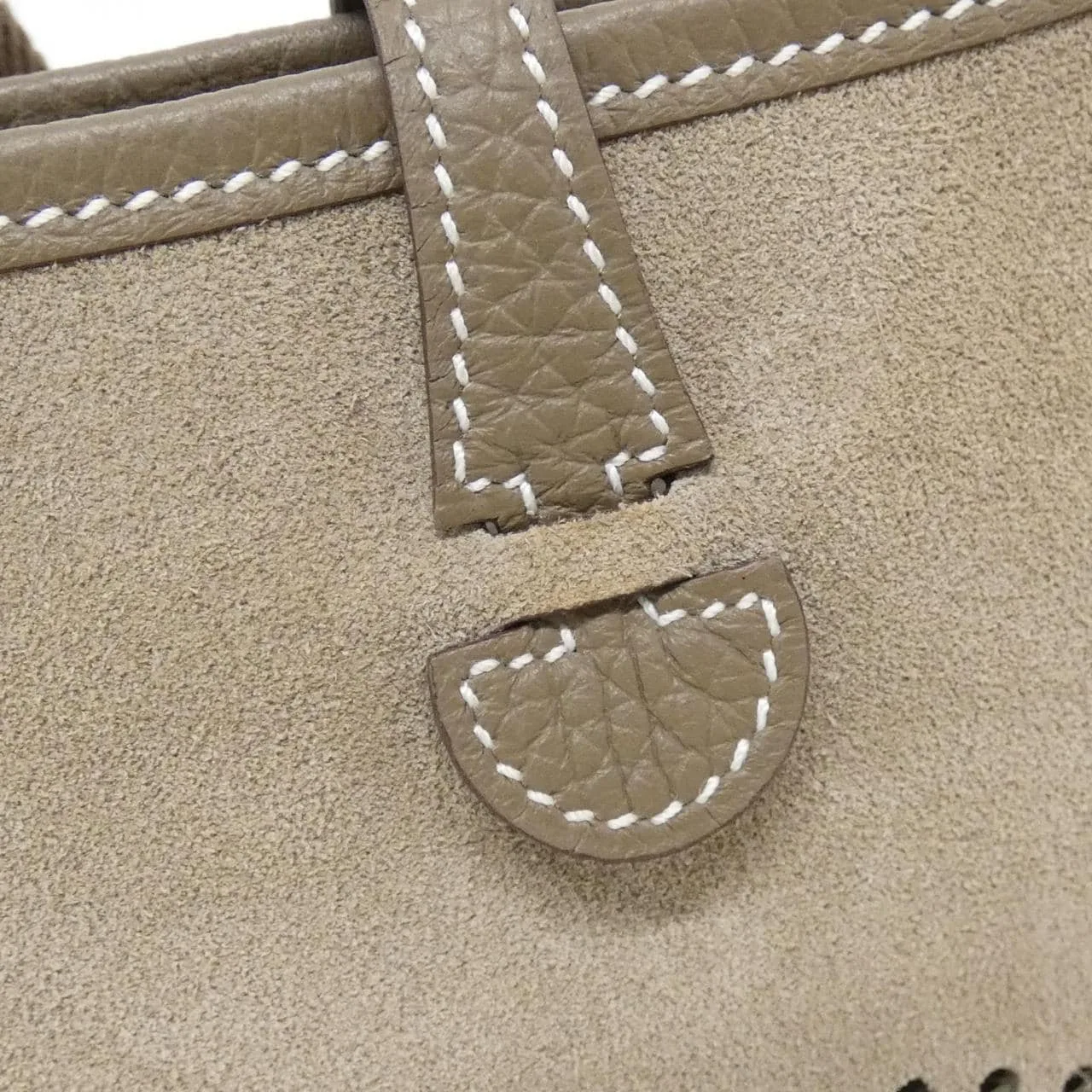 HERMES Evelyne 083276CK Shoulder Clemence Black Clemence Leather Rank A - Thumbnail 5