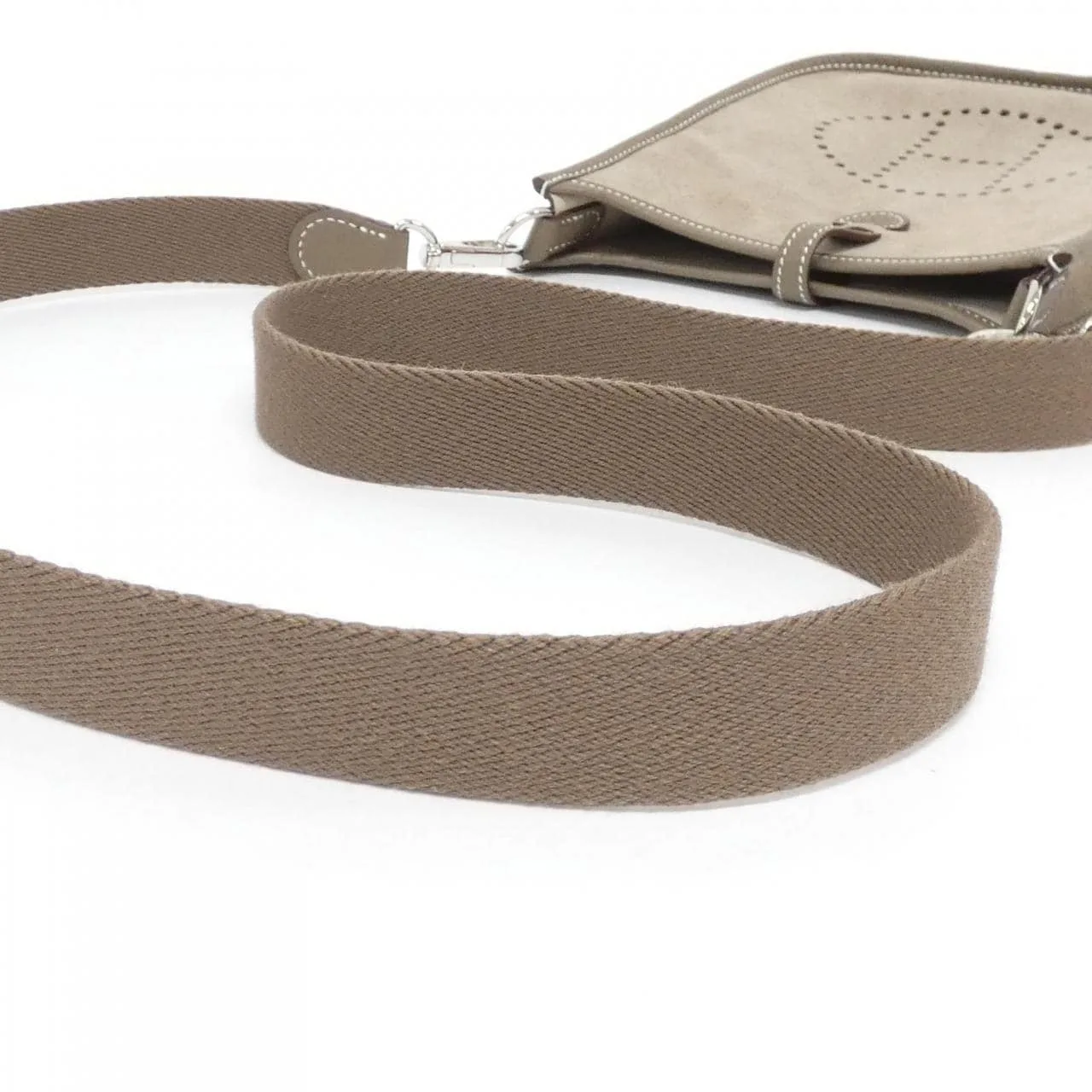 HERMES Evelyne 083276CK Shoulder Clemence Black Clemence Leather Rank A - Thumbnail 6