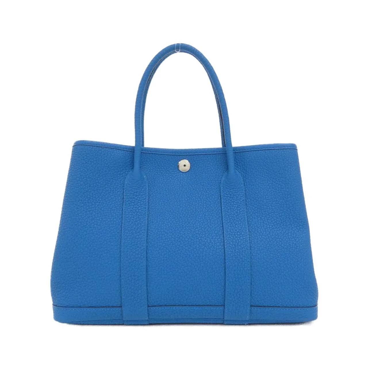 HERMES Garden Party 051568CK Tote Blue