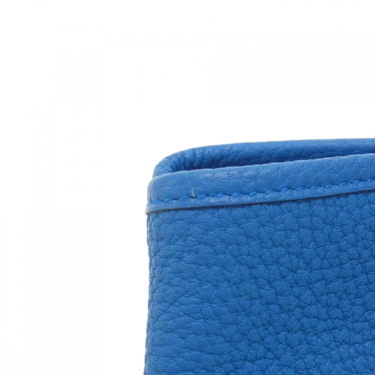 HERMES Garden Party 051568CK Tote Blue Rank A - Thumbnail 5