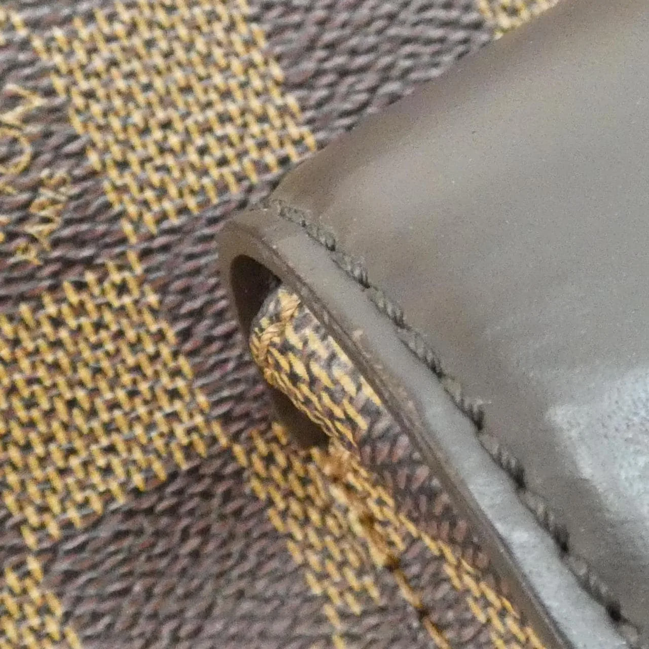 LOUIS VUITTON N51120 Handbag Damier 黑色 Damier 中古品A - 縮圖 7