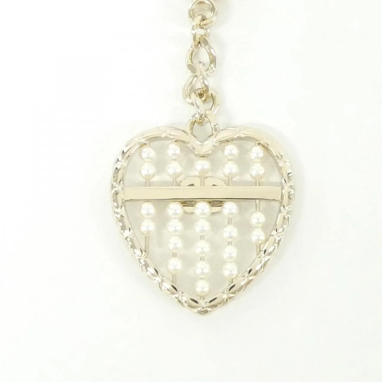 CHANEL ABG045 Key Case 白色 中古品A - 縮圖 3