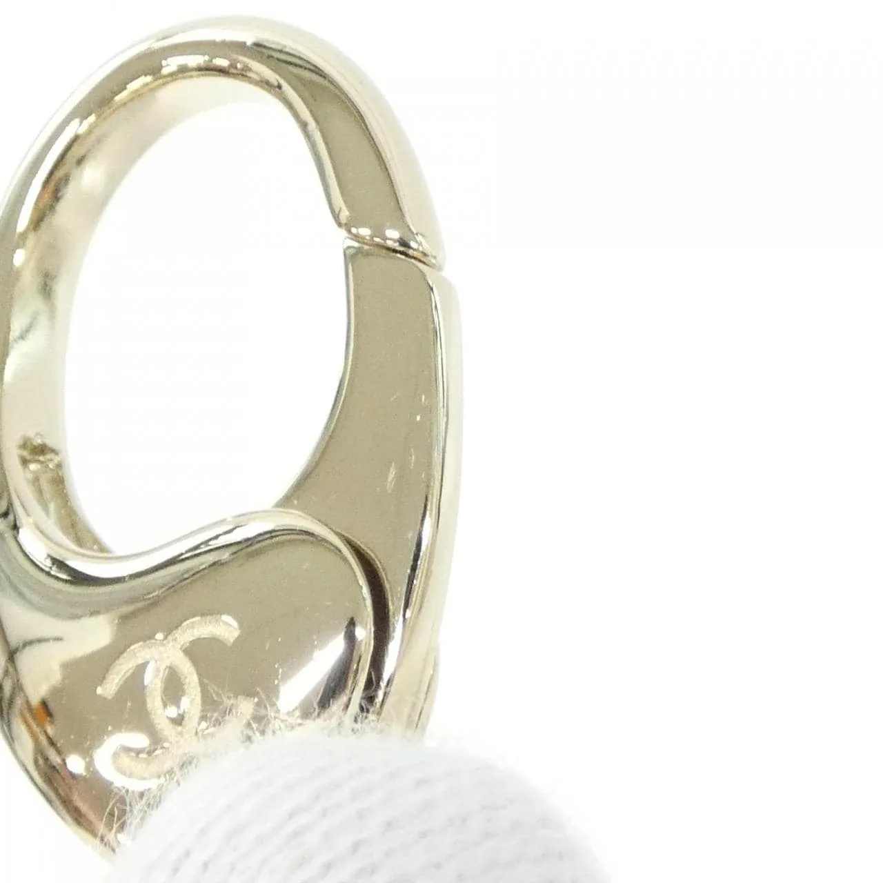 CHANEL ABG045 Key Case 白色 中古品A - 縮圖 4