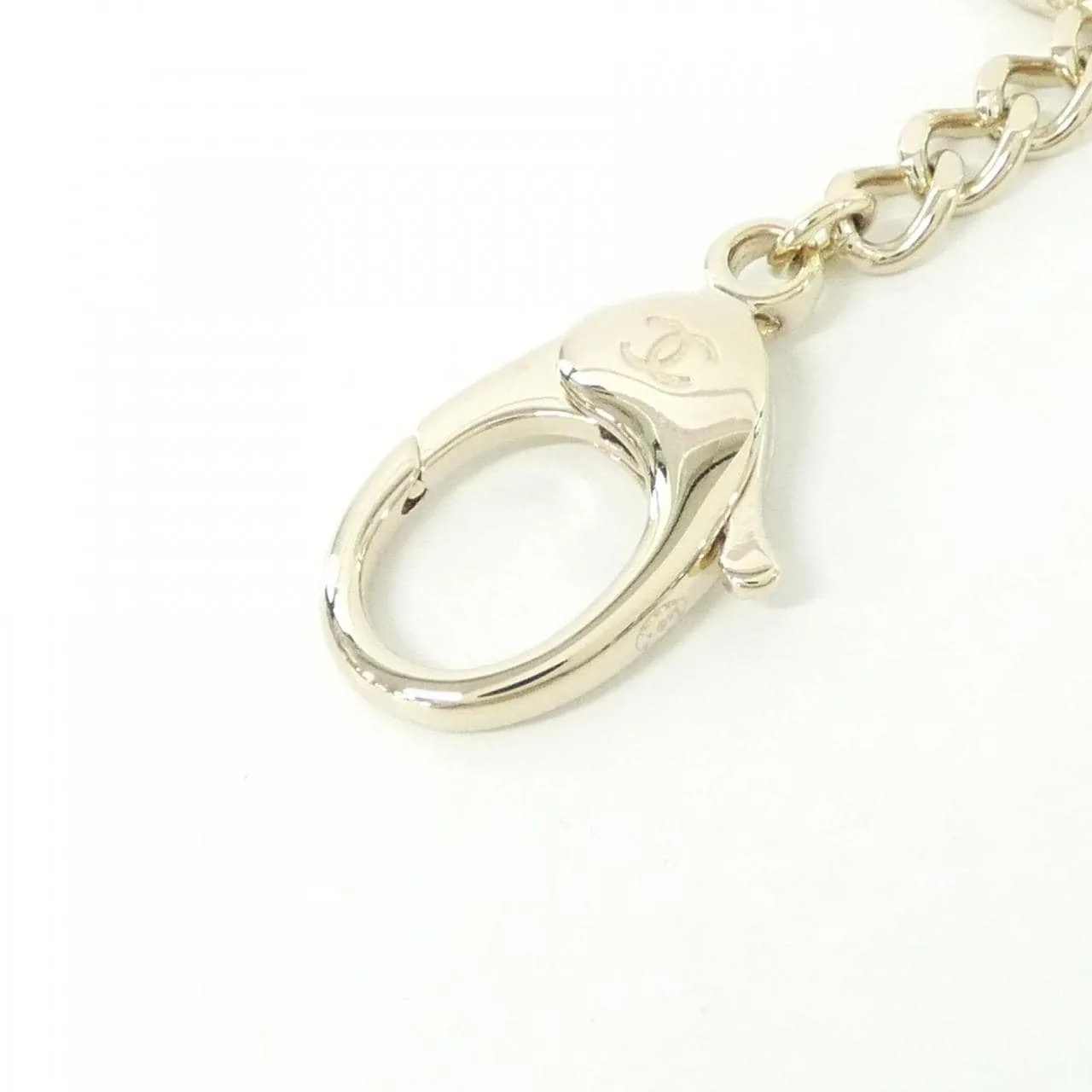 CHANEL ABG045 Key Case 白色 中古品A - 縮圖 5