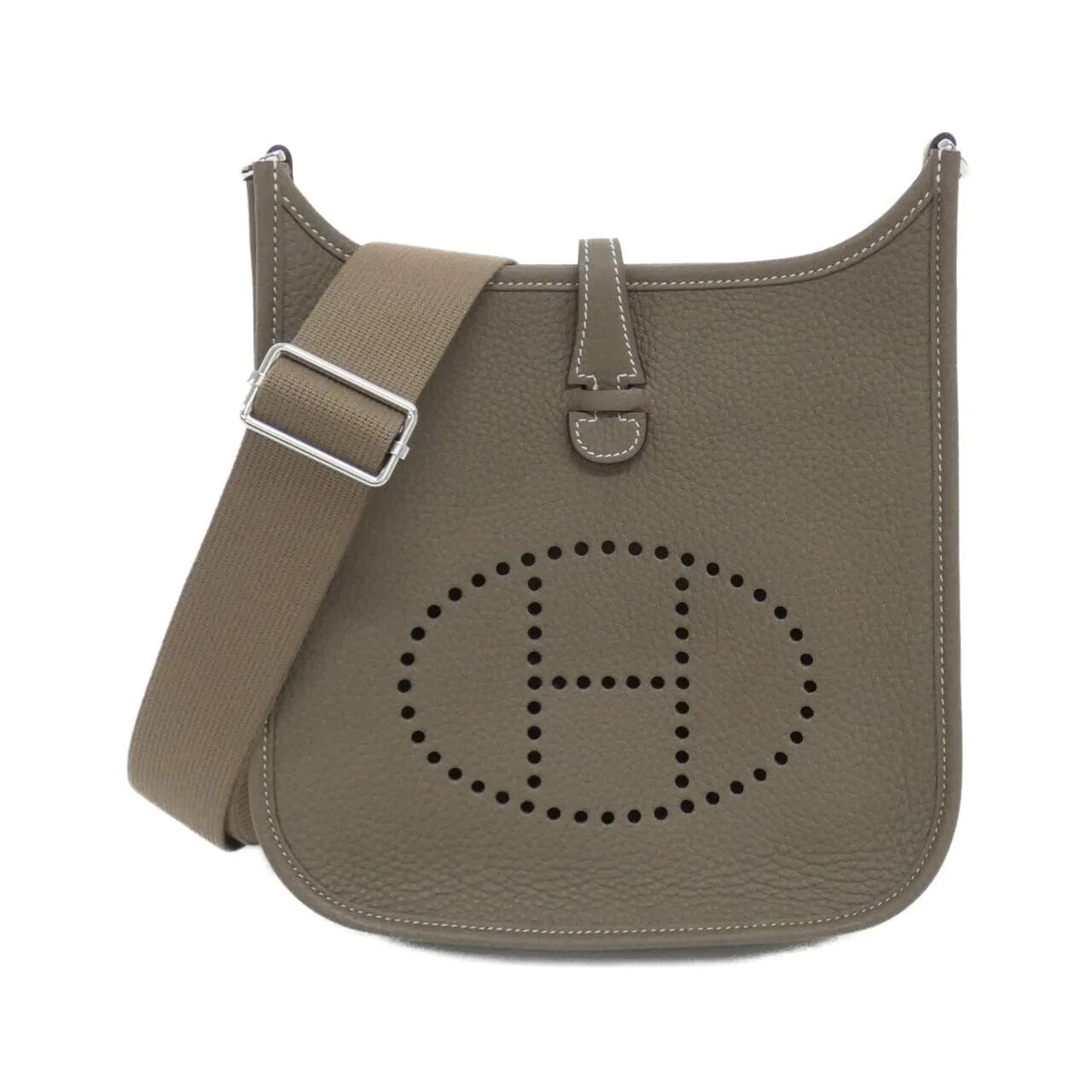 HERMES Evelyne 087941CK Shoulder Clemence Etoupe