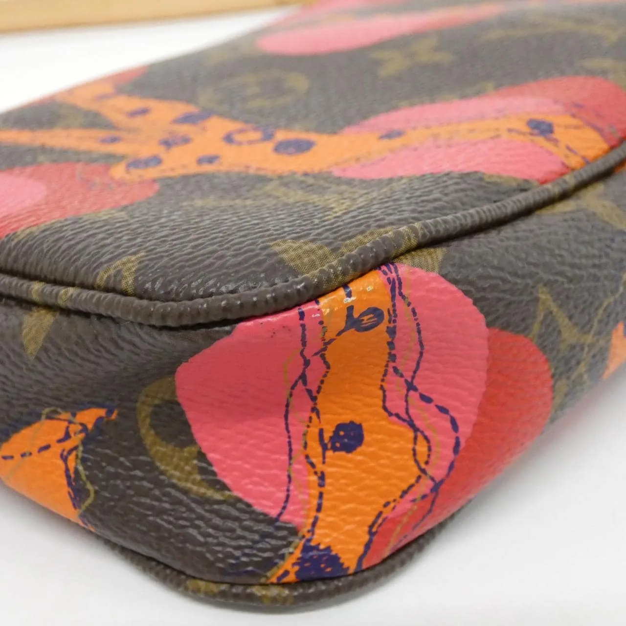 LOUIS VUITTON Pochette M41604 Pochette Monogram 黑色 Monogram 中古品A - 縮圖 2