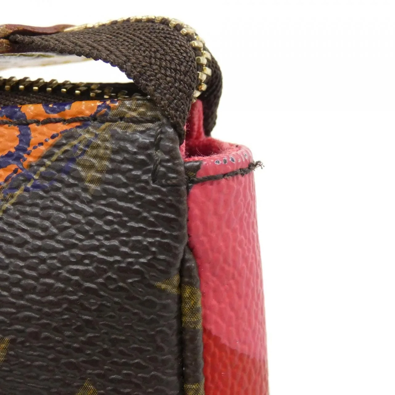 LOUIS VUITTON Pochette M41604 Pochette Monogram 黑色 Monogram 中古品A - 縮圖 4