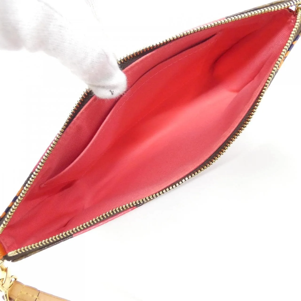 LOUIS VUITTON Pochette M41604 Pochette Monogram 黑色 Monogram 中古品A - 縮圖 6