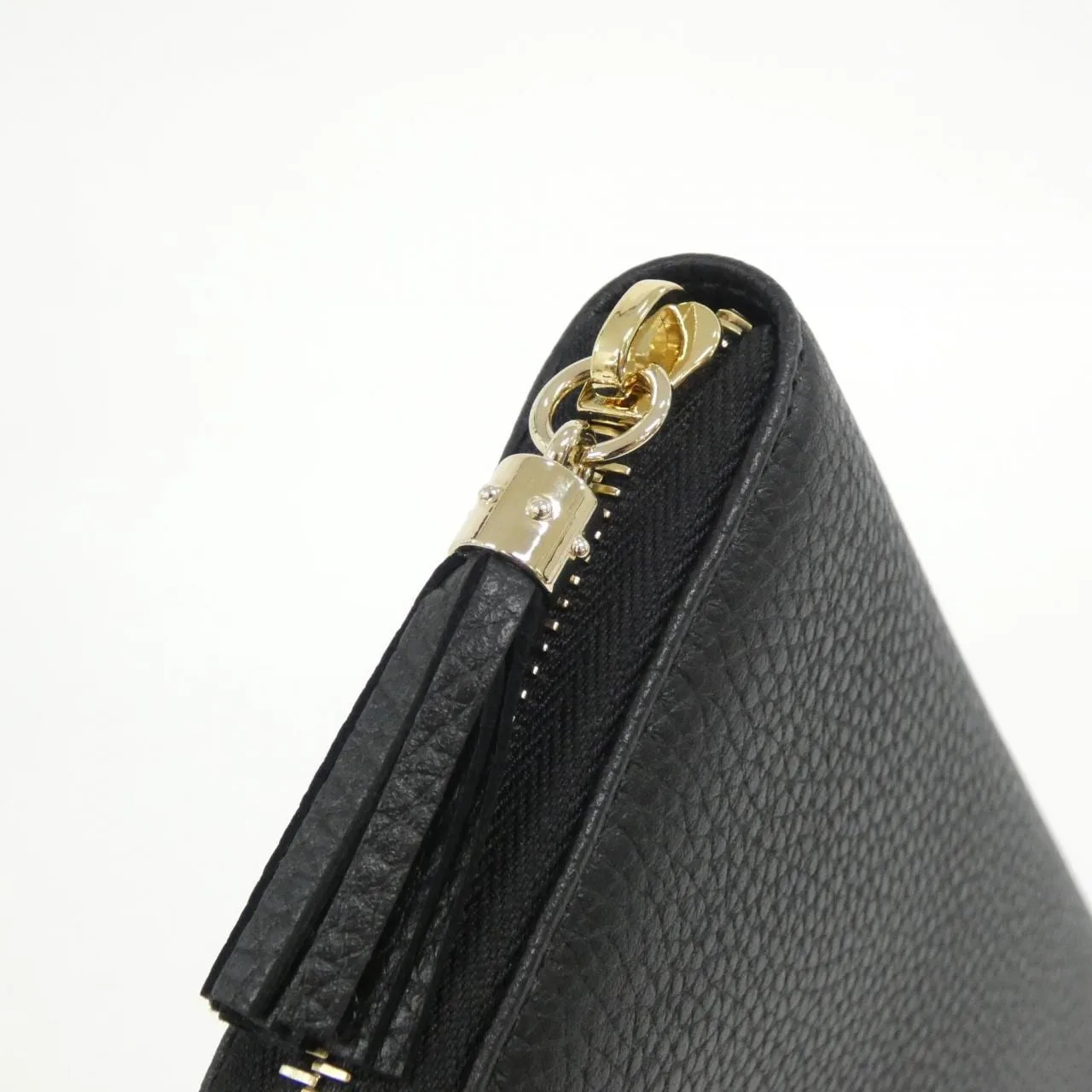 GUCCI 598187 A7M0G 銀包 皮革 黑色 皮革 中古品A - 縮圖 4