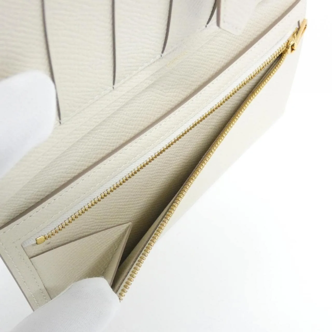 HERMES 039785CC Wallet Epsom Black Epsom Leather Rank A - Thumbnail 5