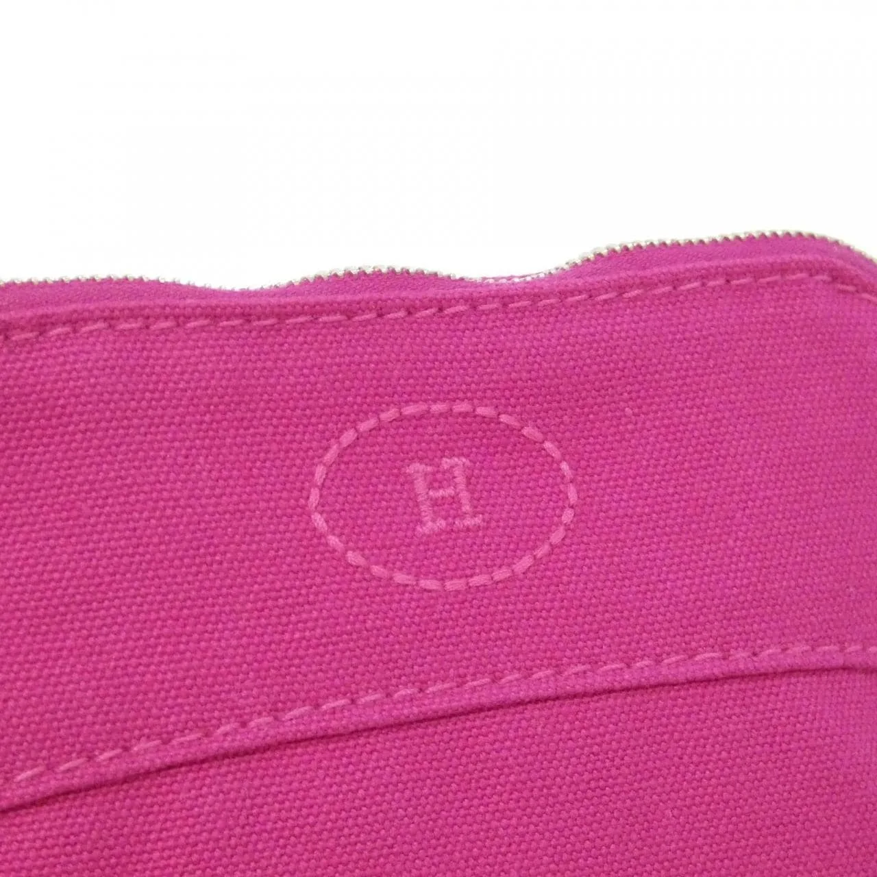HERMES Bolide 101628M 小袋 帆布 黑色 帆布 中古品A - 縮圖 4