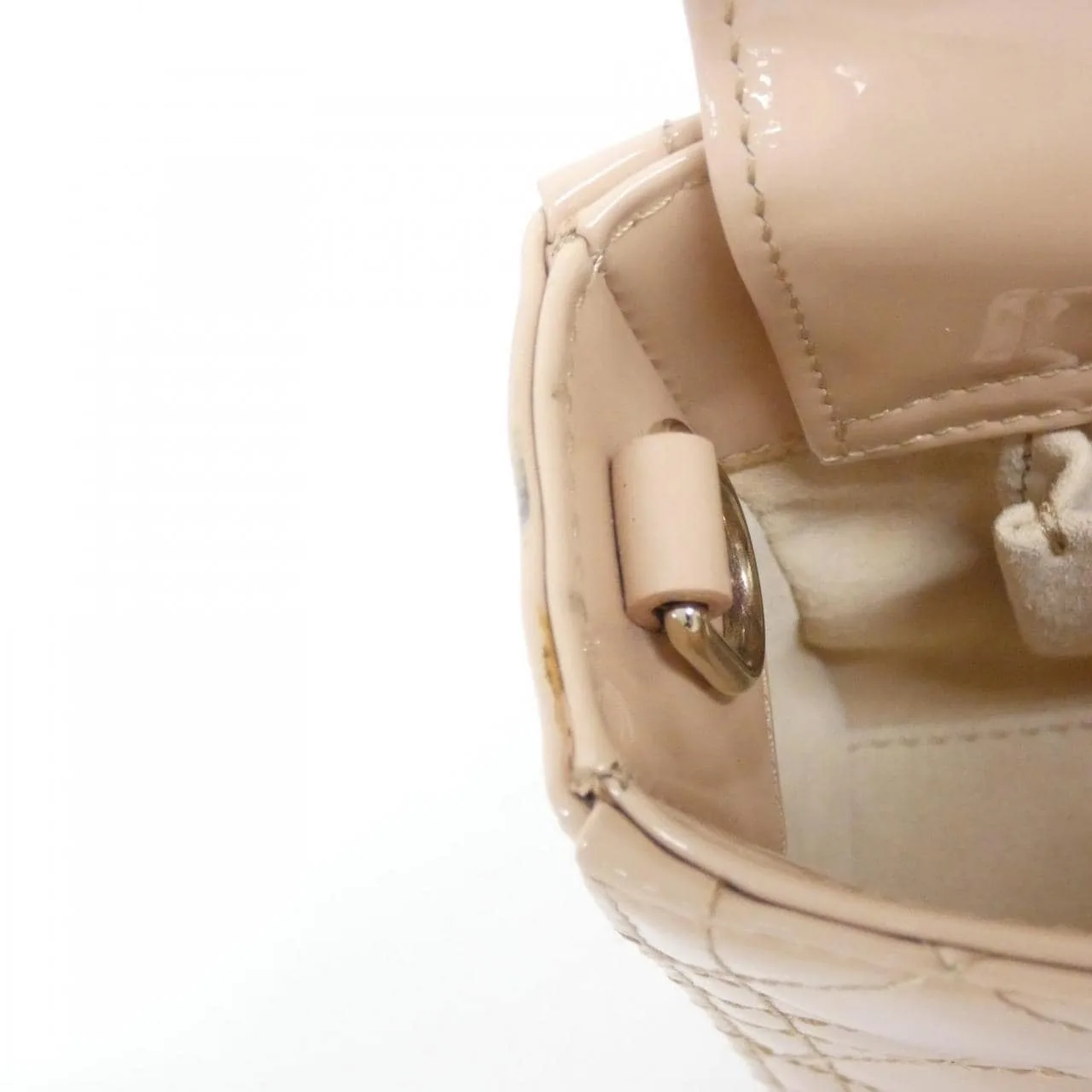 DIOR M0613OWCB Handbag Patent Leather