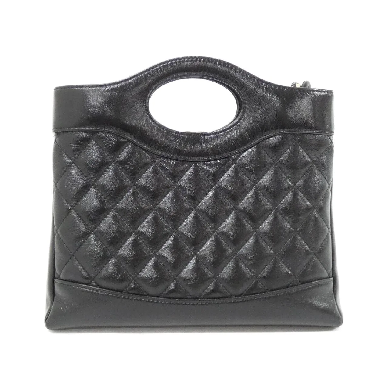 CHANEL AS4133 Handbag Lambskin 黑色 羊皮 中古品A - 縮圖 2
