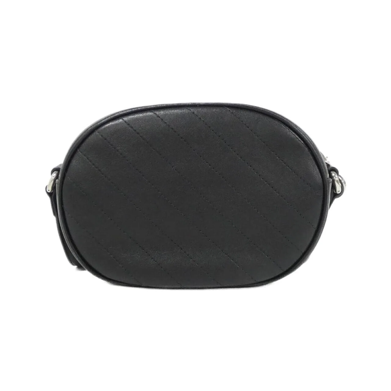 GUCCI 760175 AACPY 肩背包 皮革 黑色 皮革 中古品A - 縮圖 2