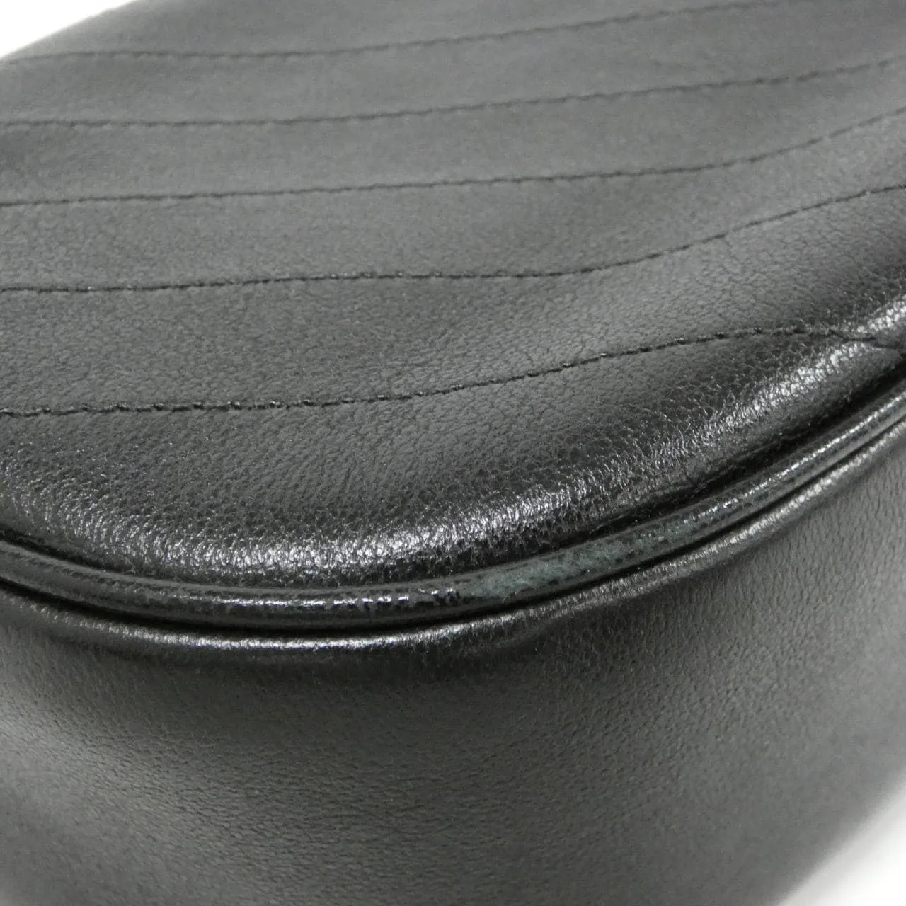 GUCCI 760175 AACPY 肩背包 皮革 黑色 皮革 中古品A - 縮圖 3