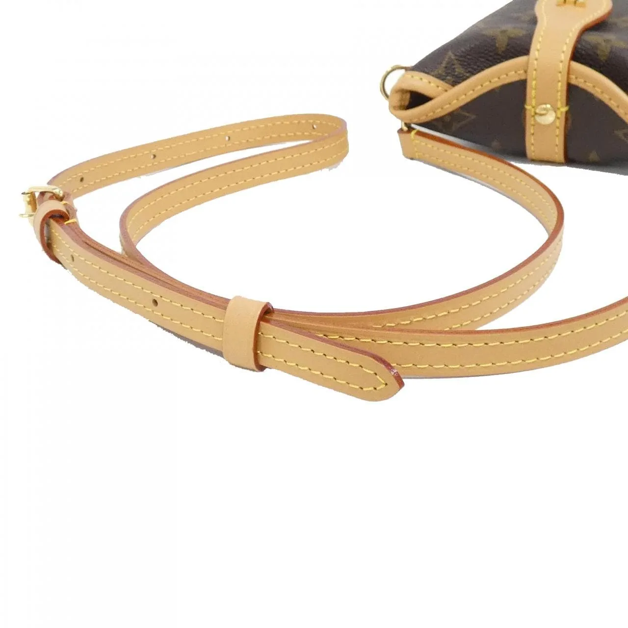 LOUIS VUITTON M80874 Pouch Monogram 黑色 Monogram 中古品A - 縮圖 6