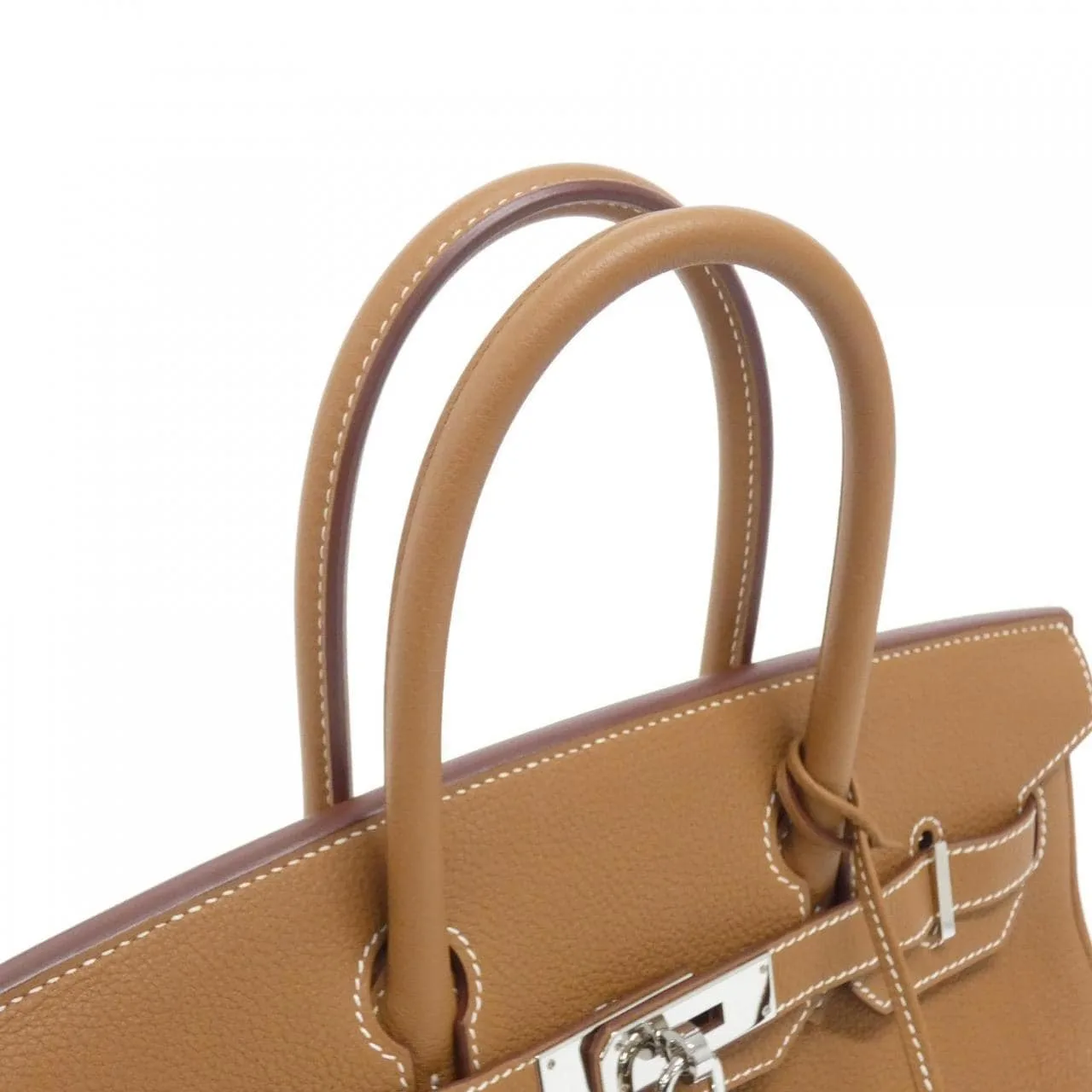 HERMES Birkin 030520CK Handbag Togo Gold Togo Leather Rank A - Thumbnail 7