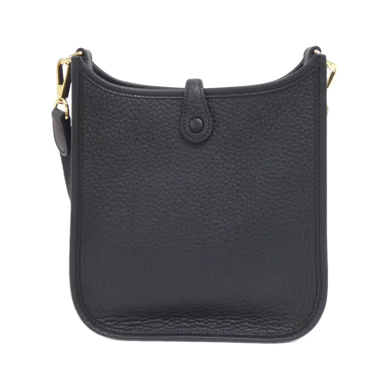 HERMES Evelyne 069426CC Shoulder Clemence Black Clemence Leather Rank A - Thumbnail 2