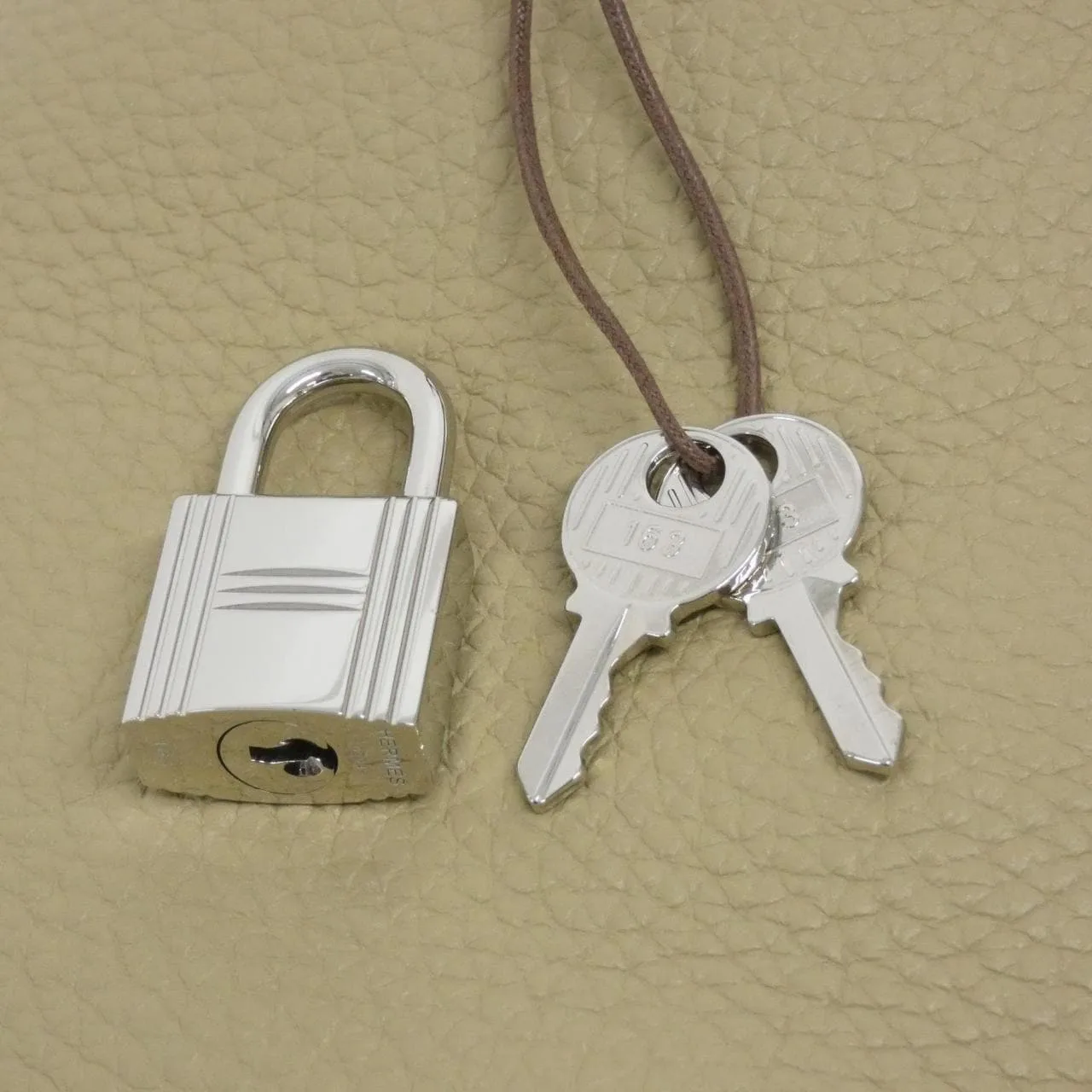 HERMES Picotin 060991CK Handbag Clemence Black Clemence Leather Rank A - Thumbnail 4