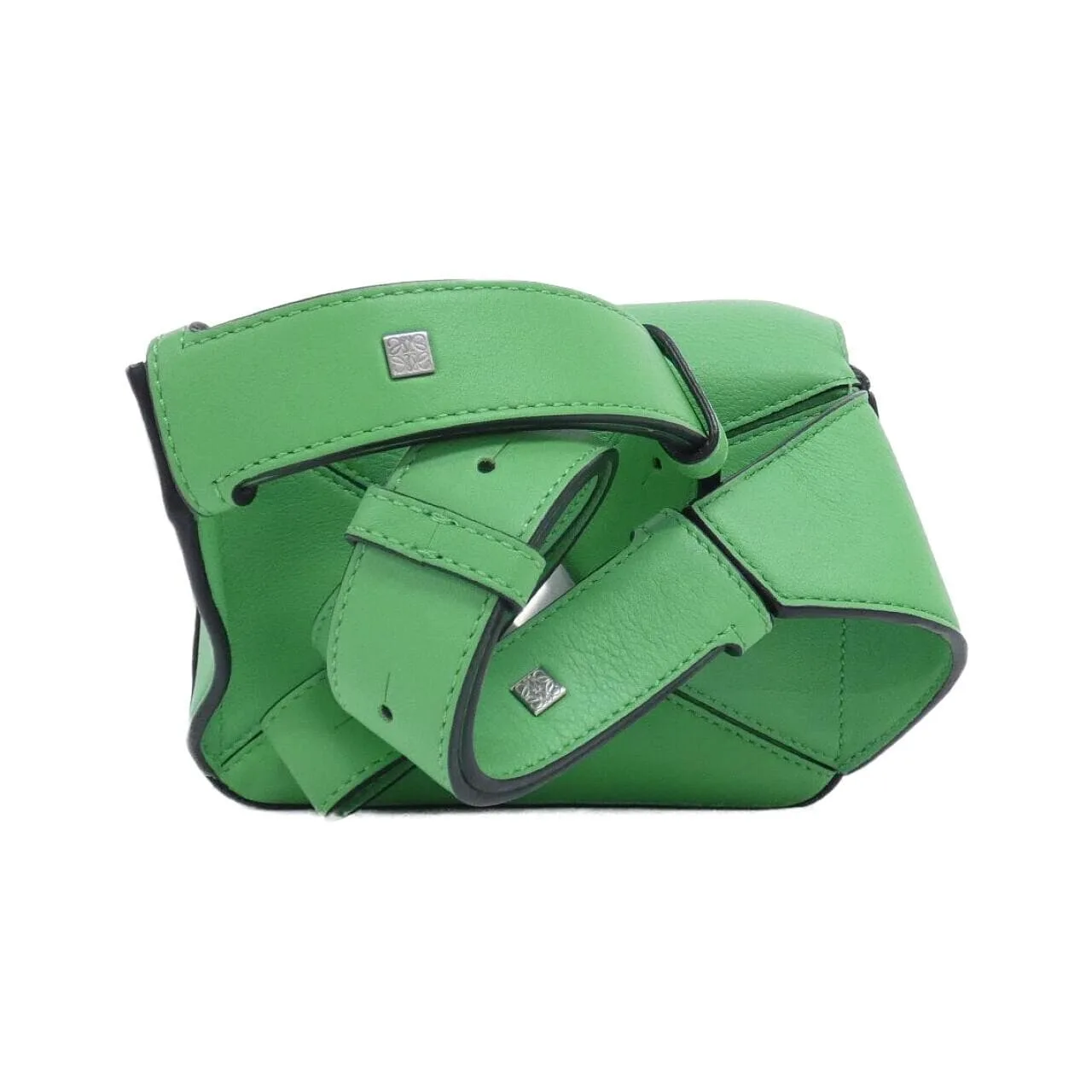 LOEWE Puzzle B510U89X02 肩背包 黑色 中古品A - 縮圖 2