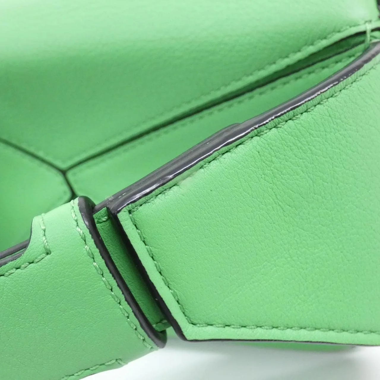 LOEWE Puzzle B510U89X02 肩背包 黑色 中古品A - 縮圖 6