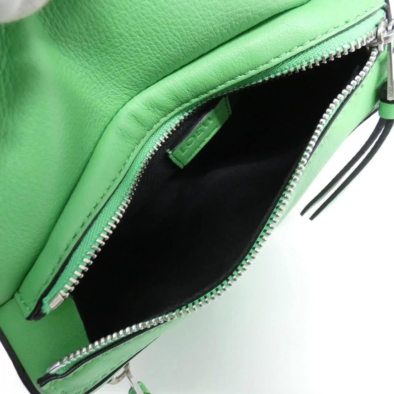 LOEWE Puzzle B510U89X02 肩背包 黑色 中古品A - 縮圖 9