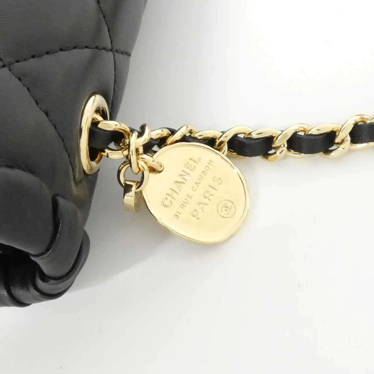 CHANEL AP5097 Wallet Lambskin 黑色 羊皮 中古品A - 縮圖 4