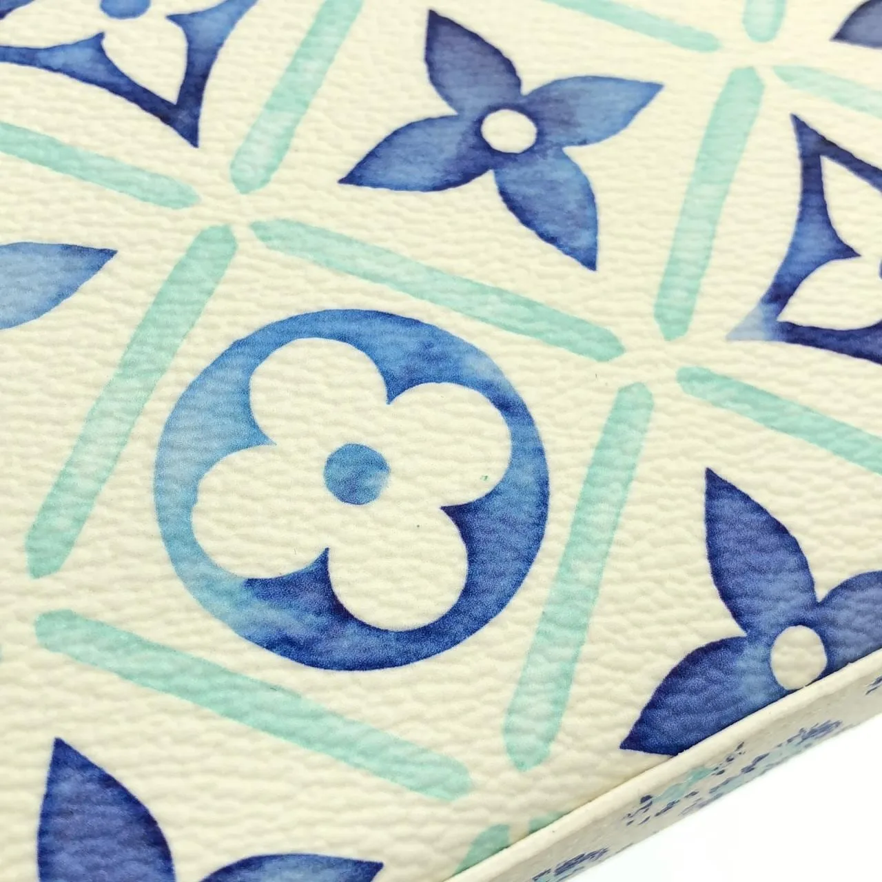 LOUIS VUITTON Pochette M11459 手提包 Monogram 藍色 Monogram 中古品A - 縮圖 5