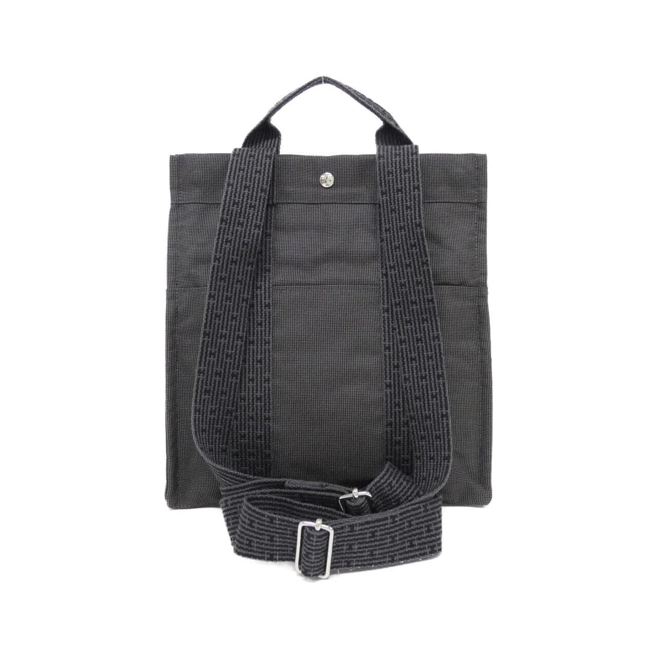 HERMES 100952M Backpack Canvas Black Canvas Rank A - Thumbnail 2