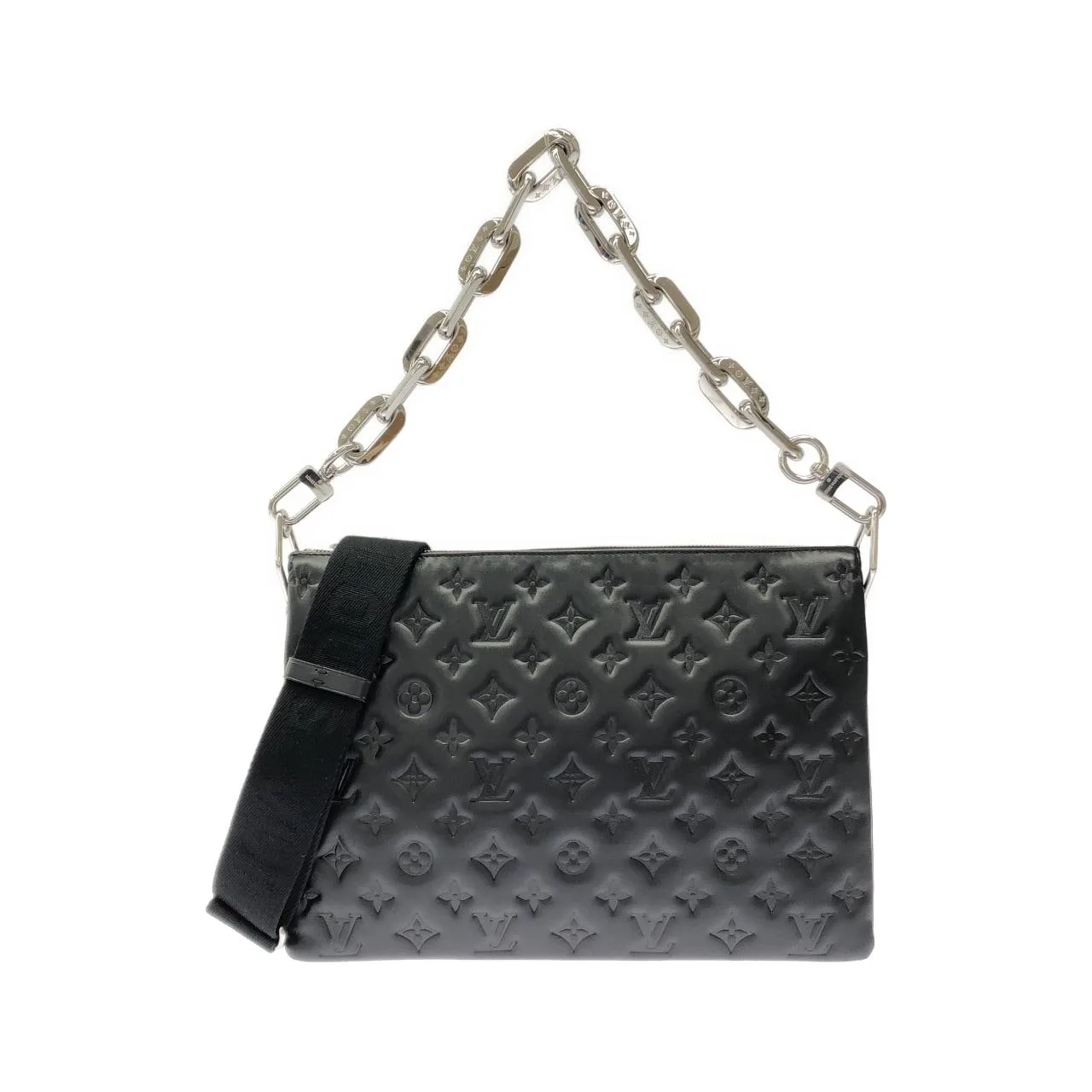 LOUIS VUITTON M23057 Shoulder Lambskin Black