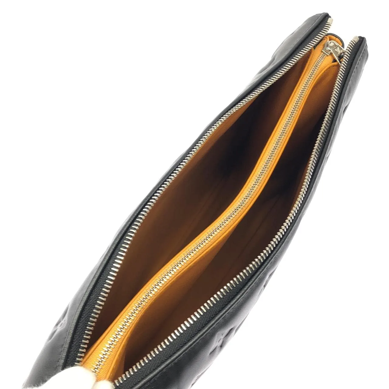 LOUIS VUITTON M23057 Shoulder Lambskin 黑色 羊皮 中古品A - 縮圖 6