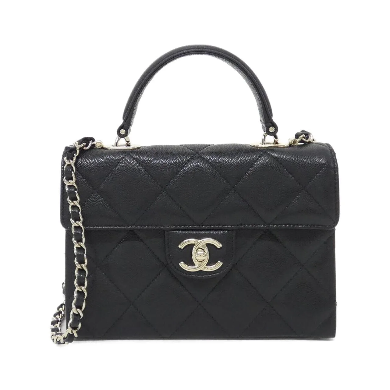 CHANEL AS4711 手提包 荔枝紋牛皮
