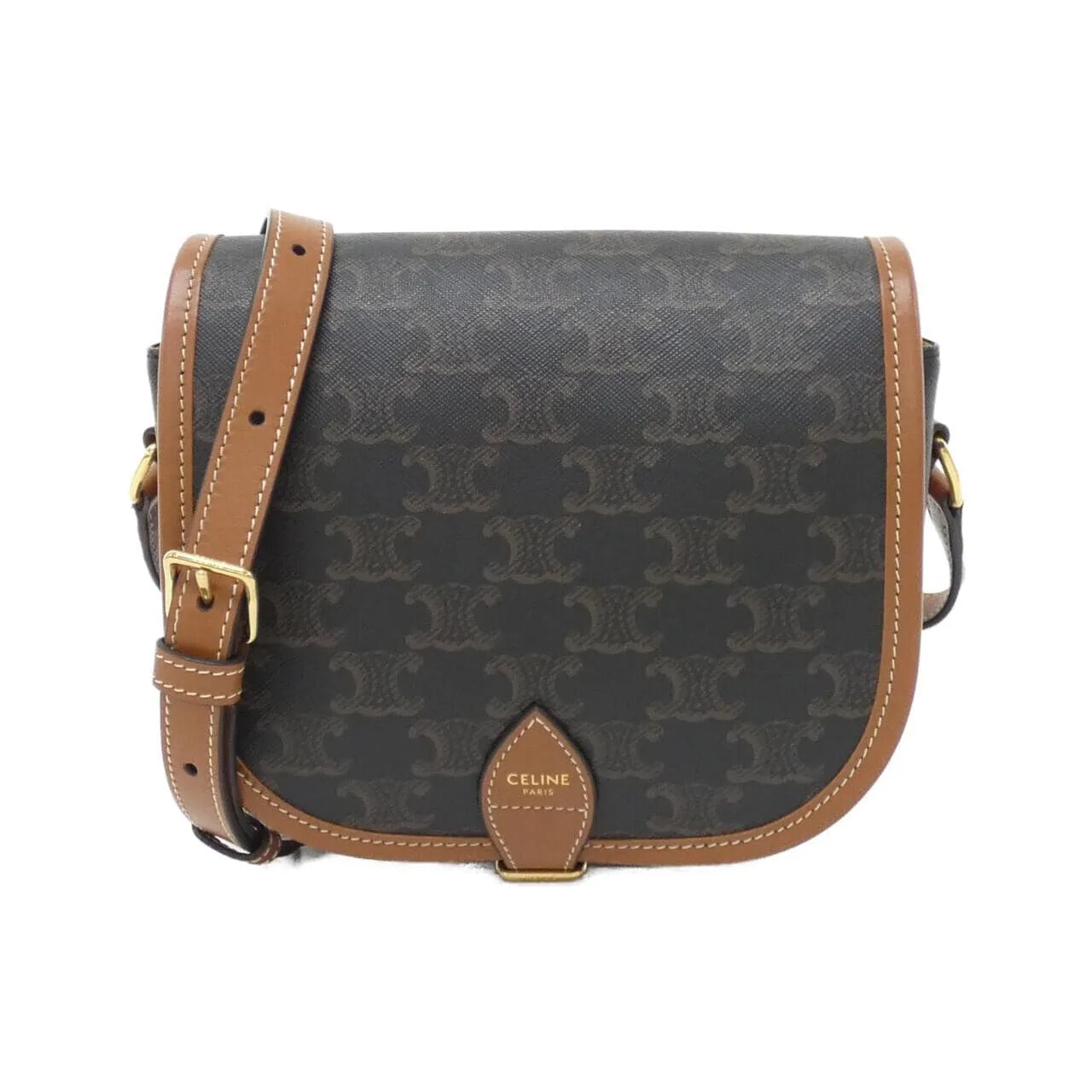 CELINE Triomphe 191502BZJ Shoulder Canvas