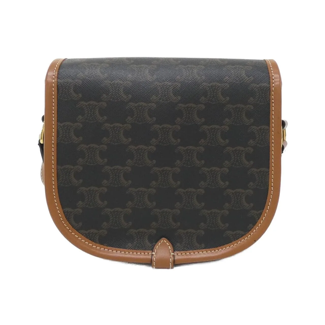 CELINE Triomphe 191502BZJ Shoulder Canvas 黑色 帆布 中古品A - 縮圖 2