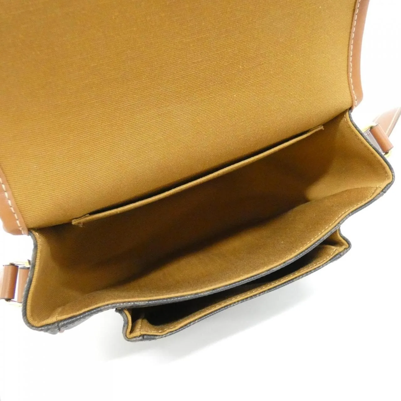 CELINE Triomphe 191502BZJ Shoulder Canvas 黑色 帆布 中古品A - 縮圖 7