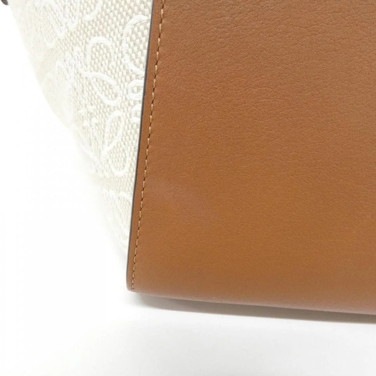 LOEWE Hammock A538S35X29 肩背包 帆布 黑色 帆布 中古品A - 縮圖 4