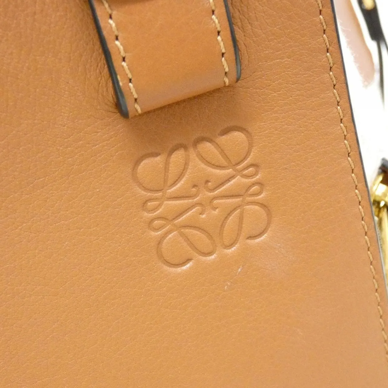 LOEWE Hammock A538S35X29 肩背包 帆布 黑色 帆布 中古品A - 縮圖 7