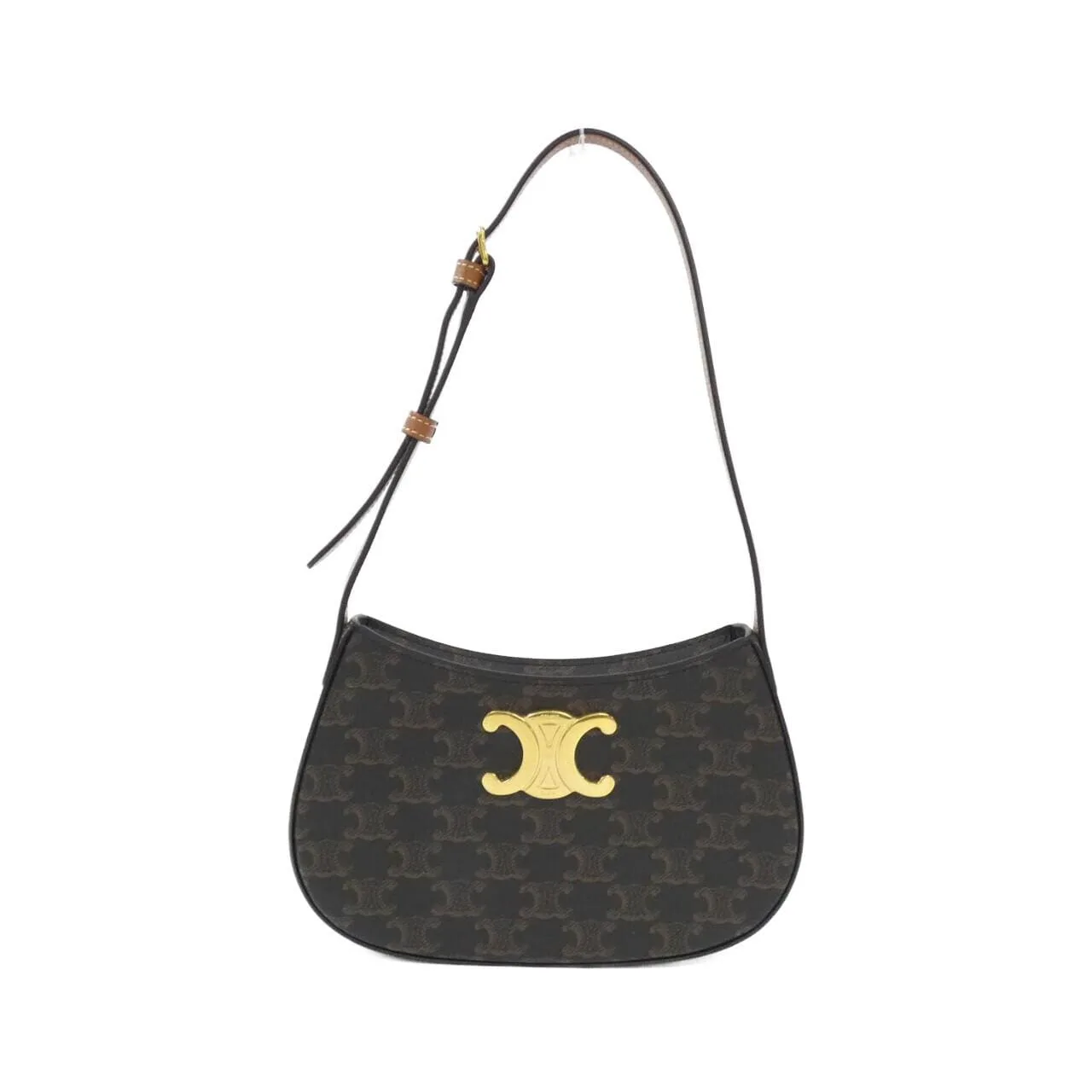 CELINE 115702CUZ Shoulder Canvas