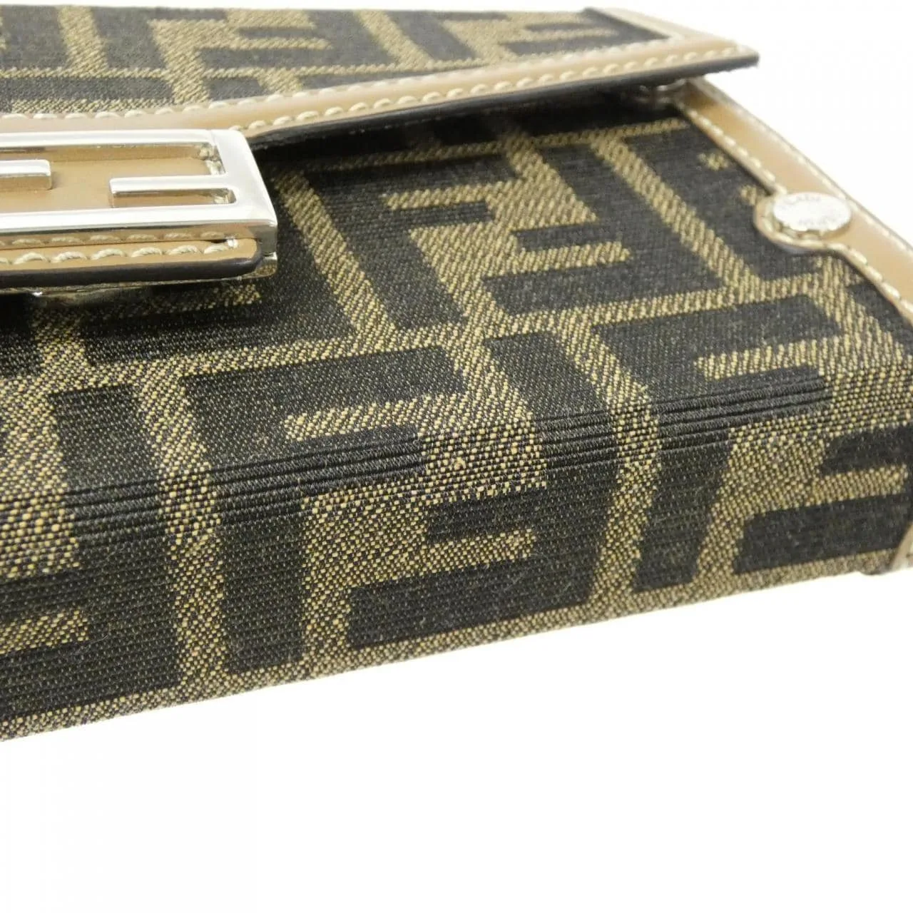 FENDI Baguette 7AS139 AFBV Wallet Canvas