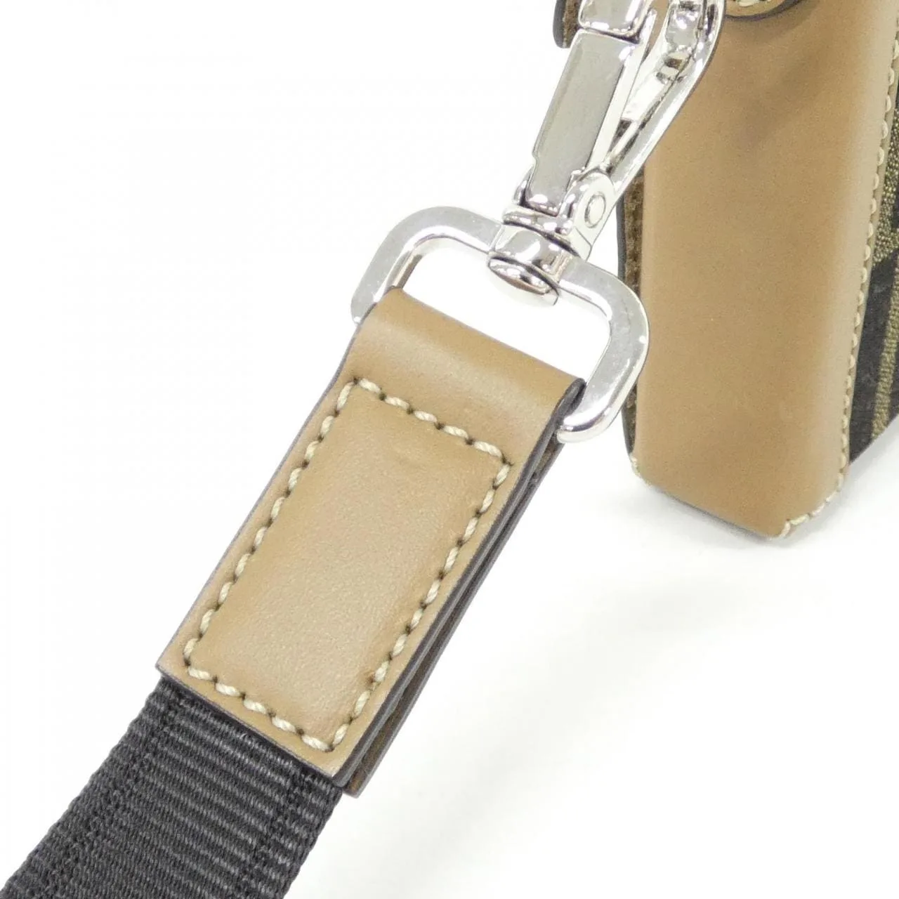 FENDI Baguette 7AS139 AFBV Wallet Canvas