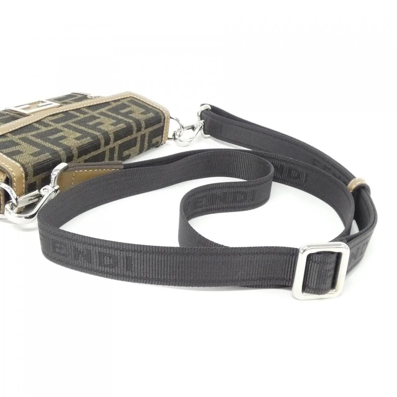 FENDI Baguette 7AS139 AFBV Wallet Canvas