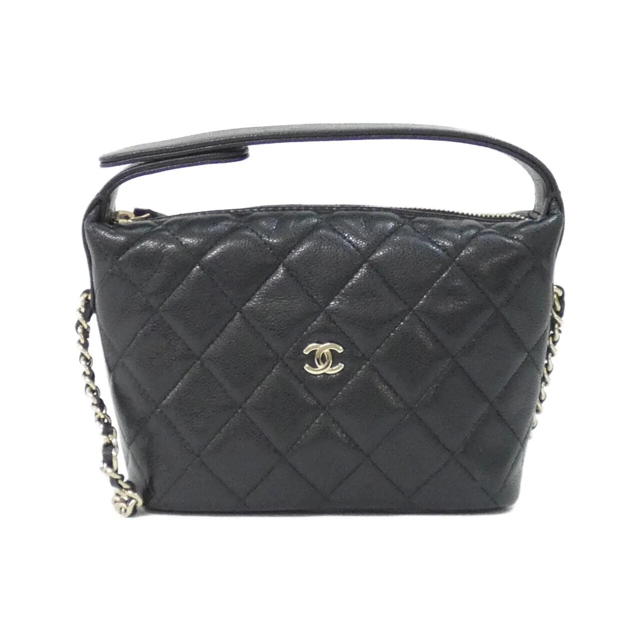 CHANEL Timeless Classic AP4386 Handbag Grained Calfskin Black