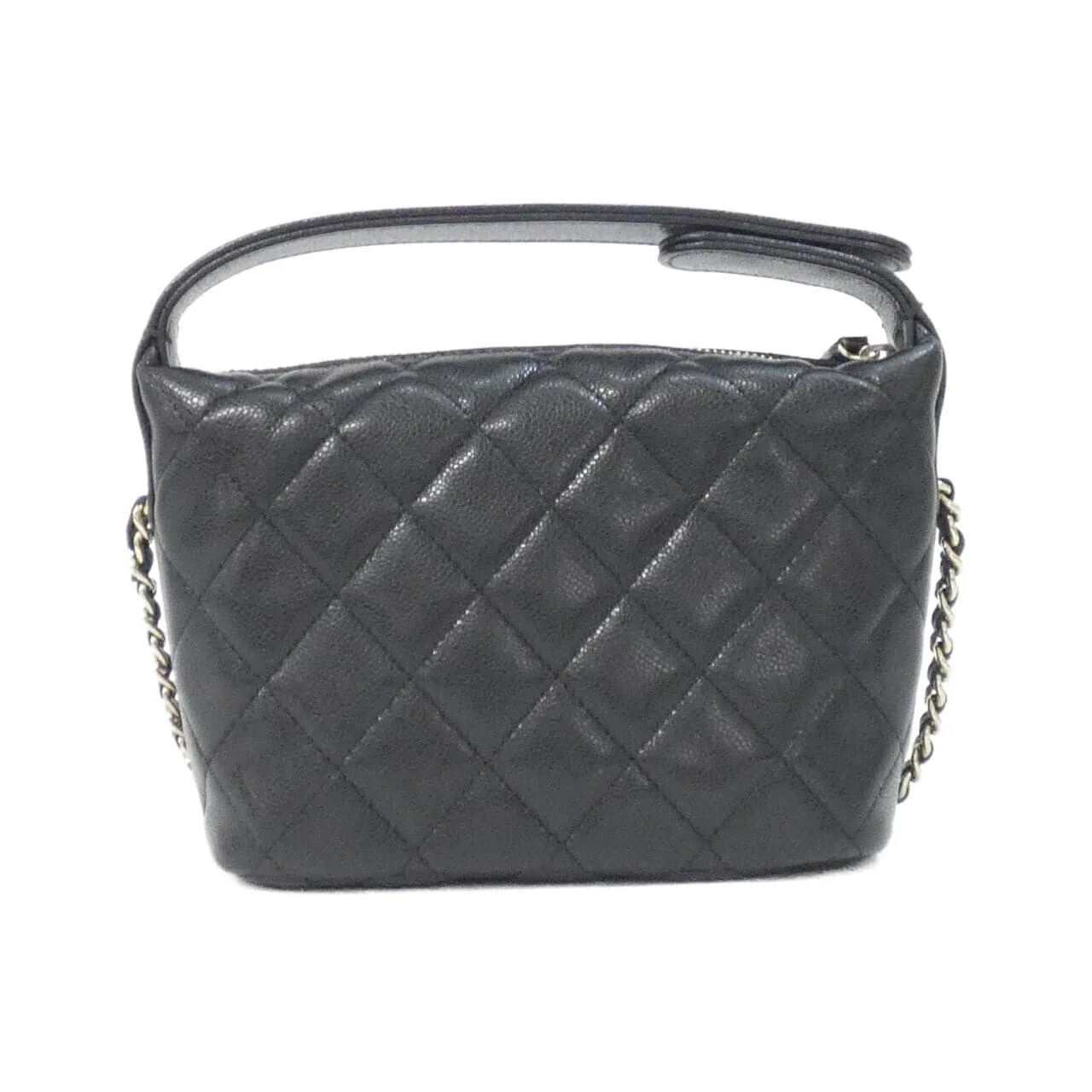 CHANEL Timeless Classic AP4386 Handbag Grained Calfskin 黑色 荔枝紋牛皮 中古品A - 縮圖 2