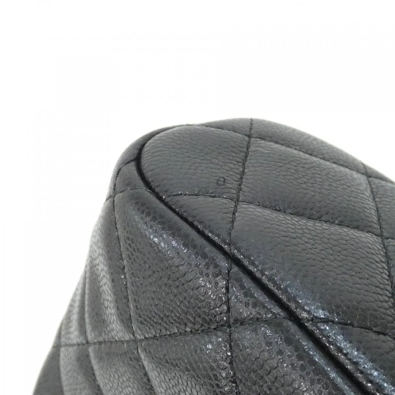 CHANEL Timeless Classic AP4386 Handbag Grained Calfskin 黑色 荔枝紋牛皮 中古品A - 縮圖 3