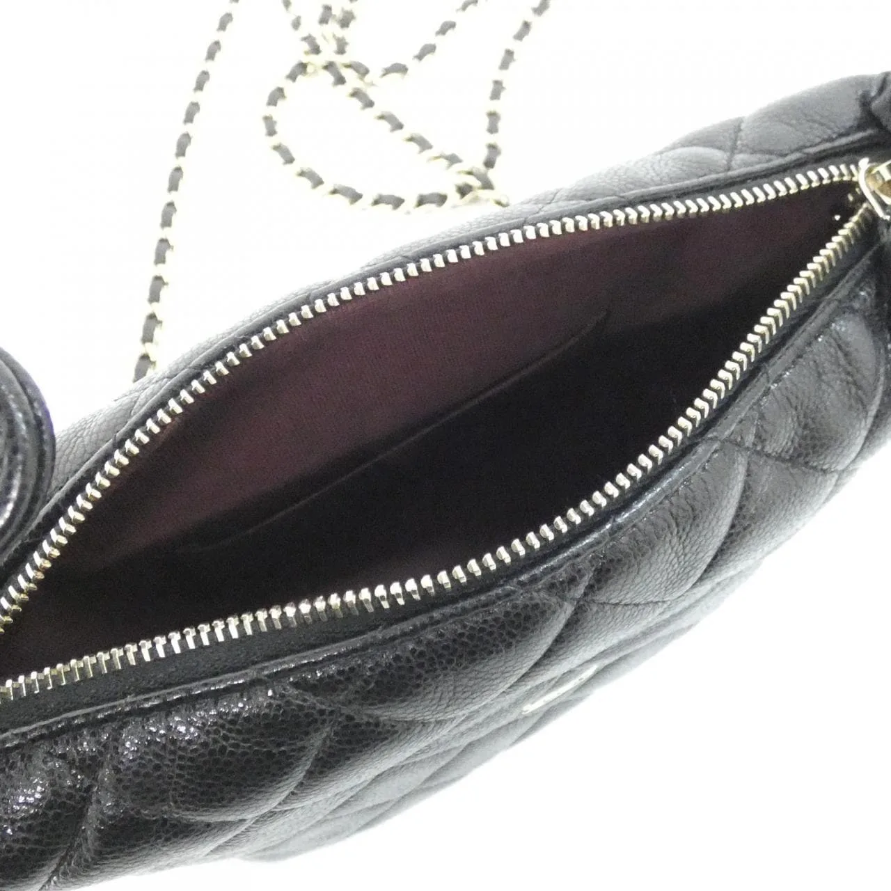 CHANEL Timeless Classic AP4386 Handbag Grained Calfskin 黑色 荔枝紋牛皮 中古品A - 縮圖 10